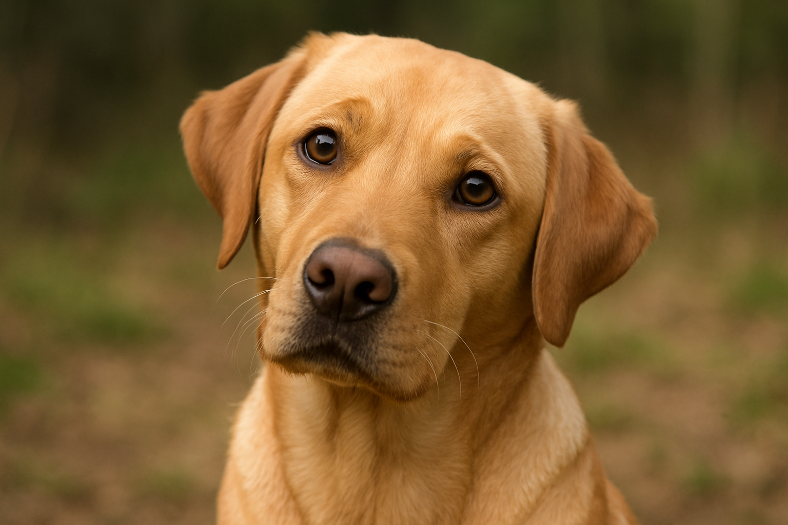 Cachorro de olhar pidão ao lado de uma tigela com frutas variadas, algumas com um símbolo de proibido sobre elas.